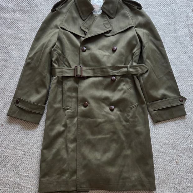 1985 OG 스페인군 트렌치 코트 LARGE