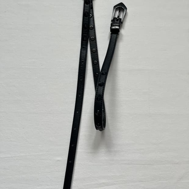 5351 Pour Les Hommes Leather Stud Belt