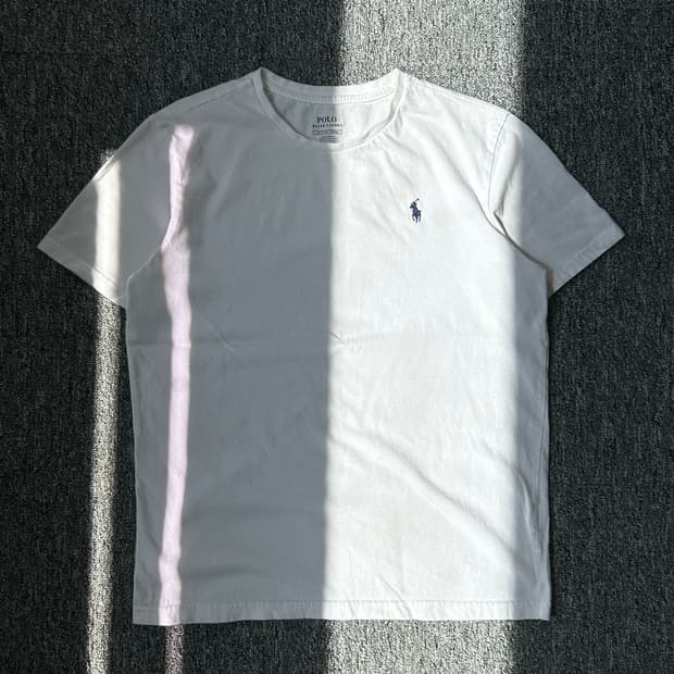 폴로 랄프로렌 화이트 반팔티셔츠
