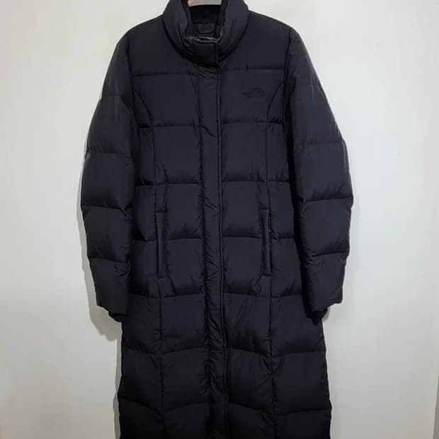 (M) 노스페이스 롱패딩 점퍼 블랙 다운코트 아웃도어 