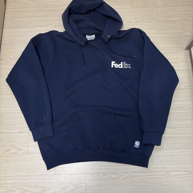 [XL] 페덱스 fedex 후드티 네이비 디스커스