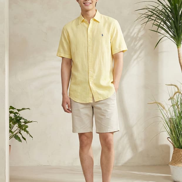 어스폴로. 남자 옐로우 마 셔츠_95