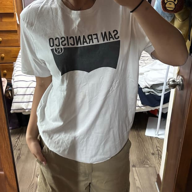 리바이스 블랙 반팔