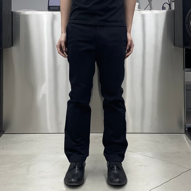 꼼데가르송 옴므 블랙 치노 팬츠