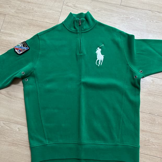 폴로 빅포니 반집업니트