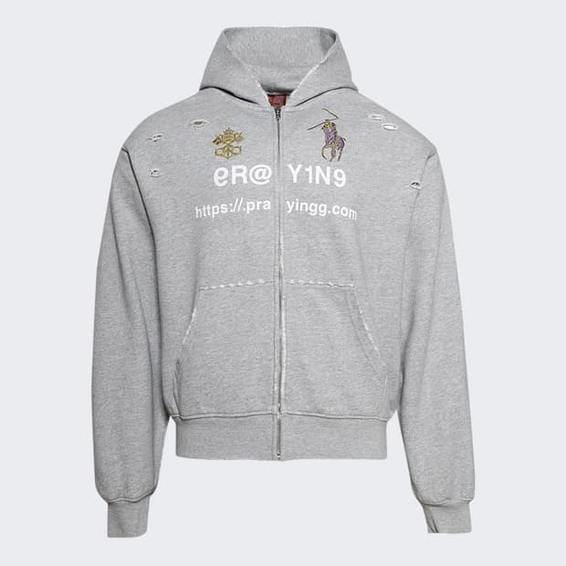 Praying SYMBOLIC DESTROYED 후드집업