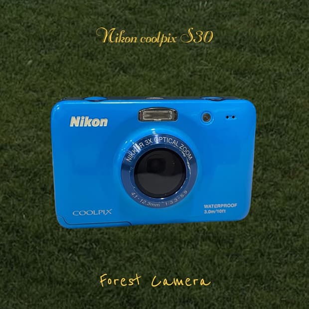 (소프트포커스) 니콘 쿨픽스 S30 디지털카메라 빈티지디카