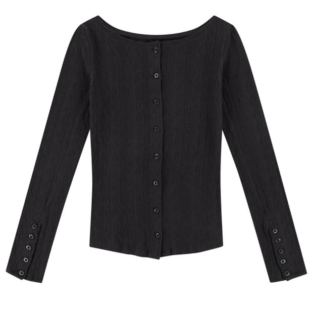 Coyseio 2way long sleeve charcoal