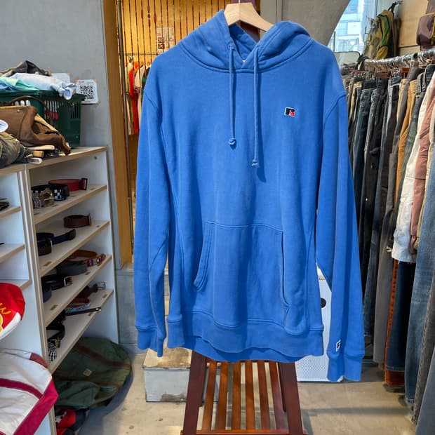 XL 러셀 애슬레틱 로열 블루 후드티