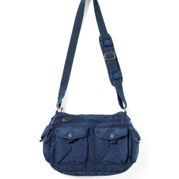 디스이즈네버댓 Overdyed Shoulder Bag (Navy)