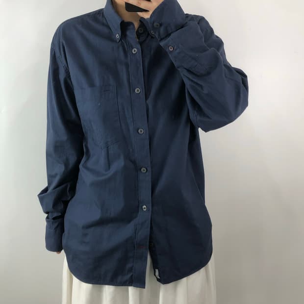 [XL] 타미힐피거 네이비 셔츠