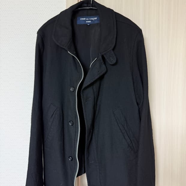 꼼데가르송 옴므 축용 울 자켓