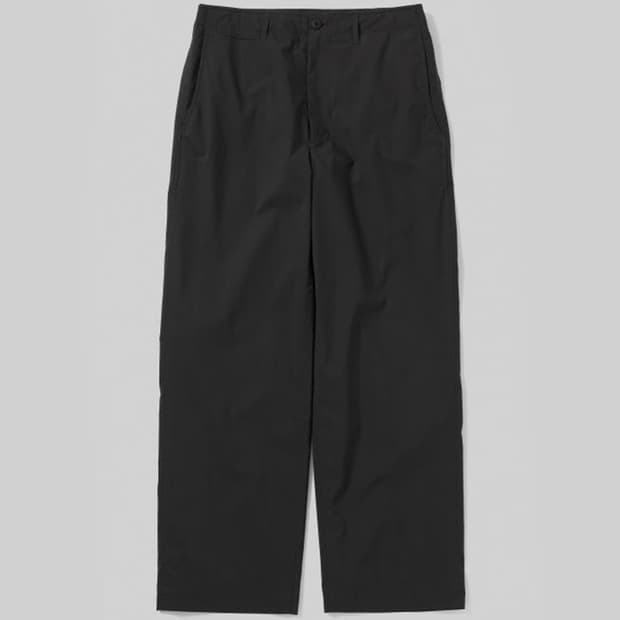 오토매틱포더피플 TOP STITCH PANTS_CHARCOAL BLACK