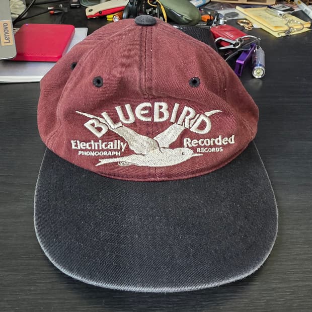 도넛리벤지 블루버드 캡 버건디