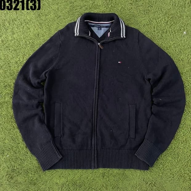타미힐피거 니트 자켓