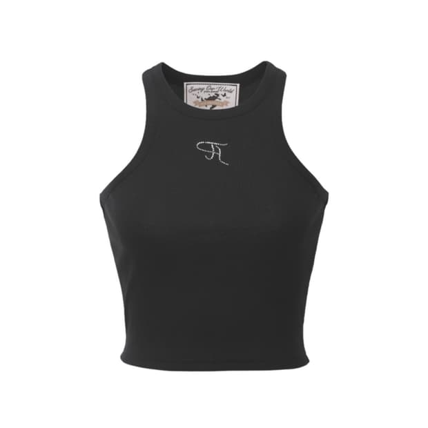 Jewel Tank Top Cropped Length