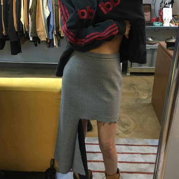 2017 발렌시아가 컷오프 스커트 36 사이즈