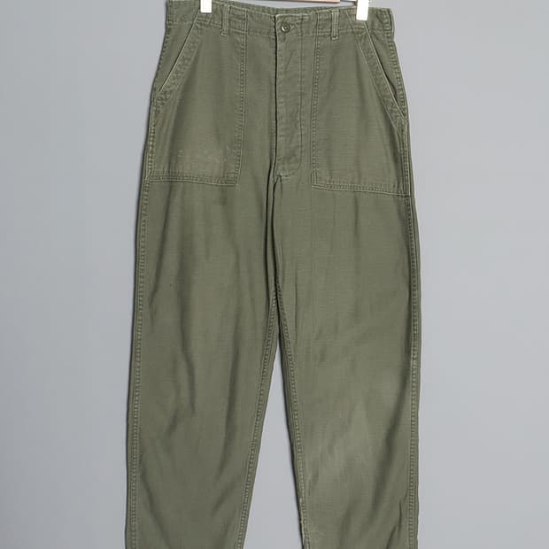70's U.S ARMY Satin Fatigue Pant (32)