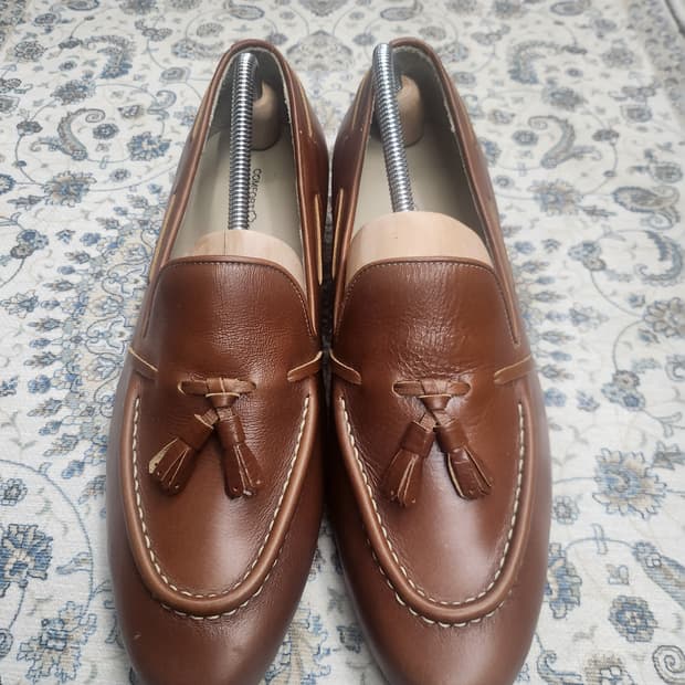 (새상품) 성수동 수제 브라운 태슬로퍼 280mm