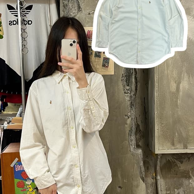 폴로 랄프로렌 셔츠 화이트 #csz402