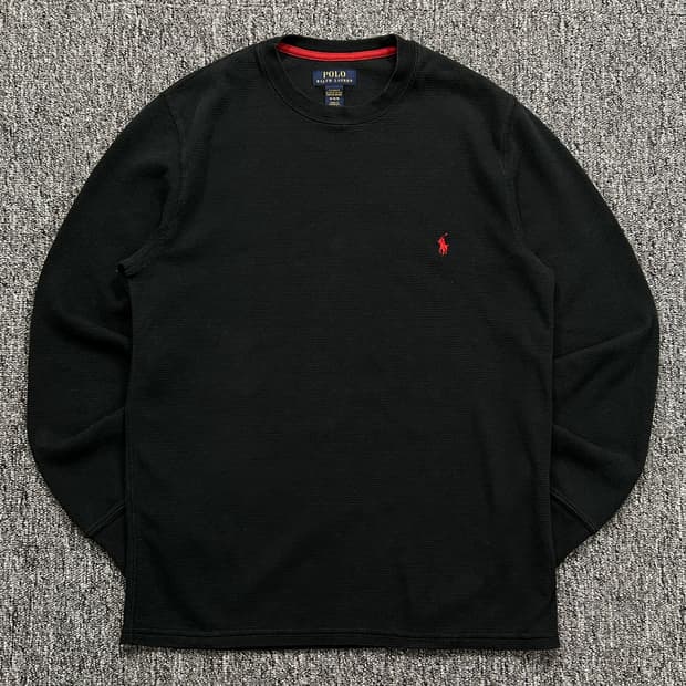 폴로 랄프로렌 레드포니 롱슬리브 와플티 M