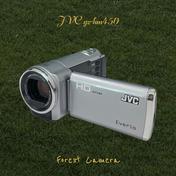 (셀카/꾸미기) JVC gz-hm450 디지털캠코더 빈티지캠코더