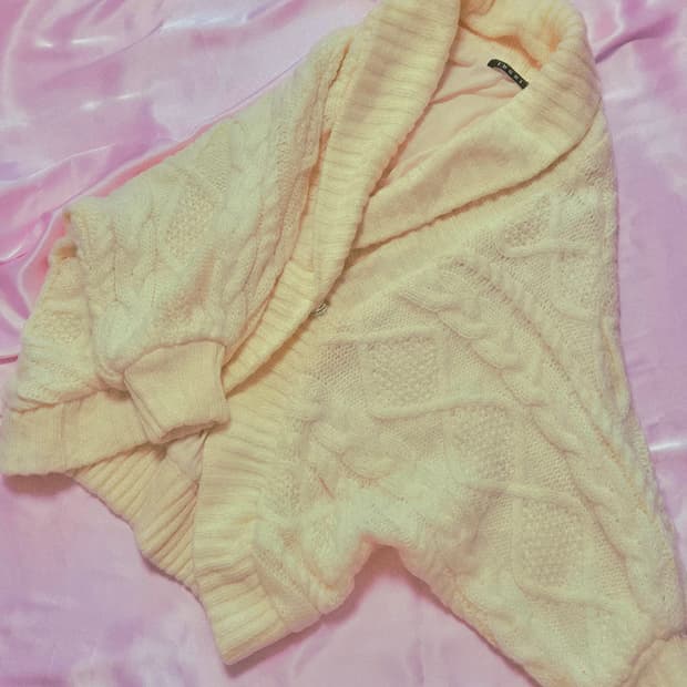 라떼갸루깔 잉그니INGNI 가오리핏 가디건