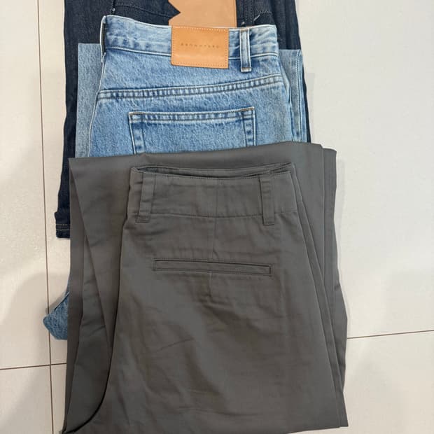 브라운야드 바지 3종 일괄 6만