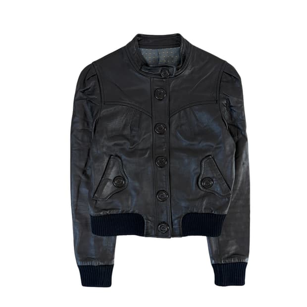 빈티지 양가죽 레더 자켓