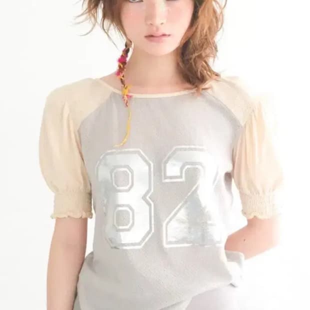 샵페어리 pad shoulder raglan half top 패드 숄더