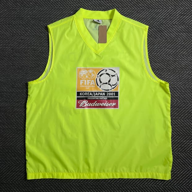 아디다스 2001 FIFA 한일 컨페더레이션스컵 형광 베스트o 4420