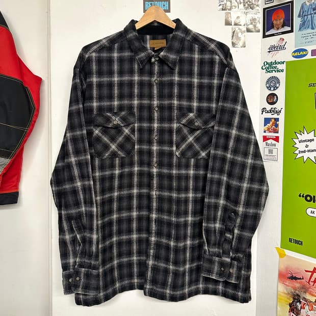 세인트존 헤비 플란넬 체크셔츠