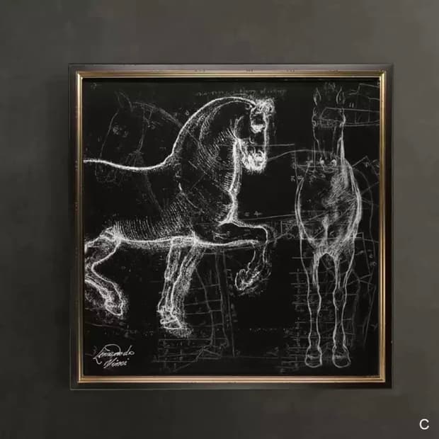 레오나르도 다빈치 공식 라이센스 정식 판화 작품 그림 가격제시