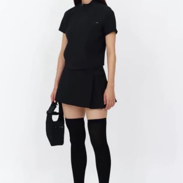 혜인서 반팔 집업 셔츠 zip-up shirt