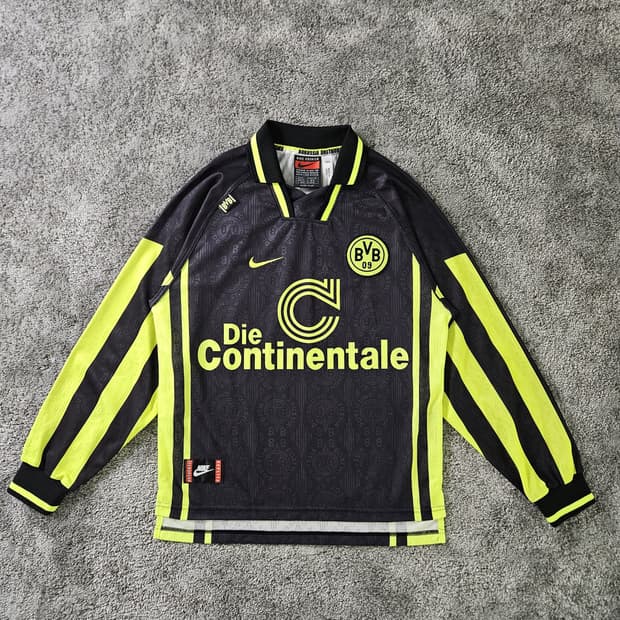NIKE 96-97 도르트문트 어웨이 축구 유니폼