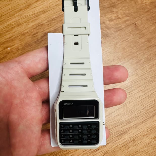 [새상품/무배] 카시오 전자계산기 손목시계 CA-53WF-8B