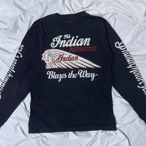 인디언 모터사이클 롱슬리브