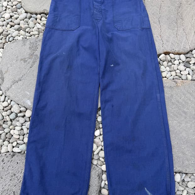 1950s FADED OLD MODEL WIDE 올드모델 프렌치워크팬츠