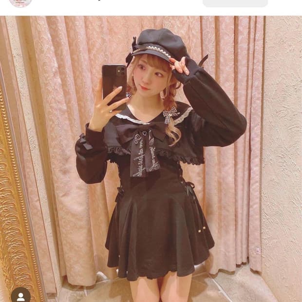 리즈리사 볼레르 코르셋 원피스 셋업 지뢰계 양산형 서브컬쳐