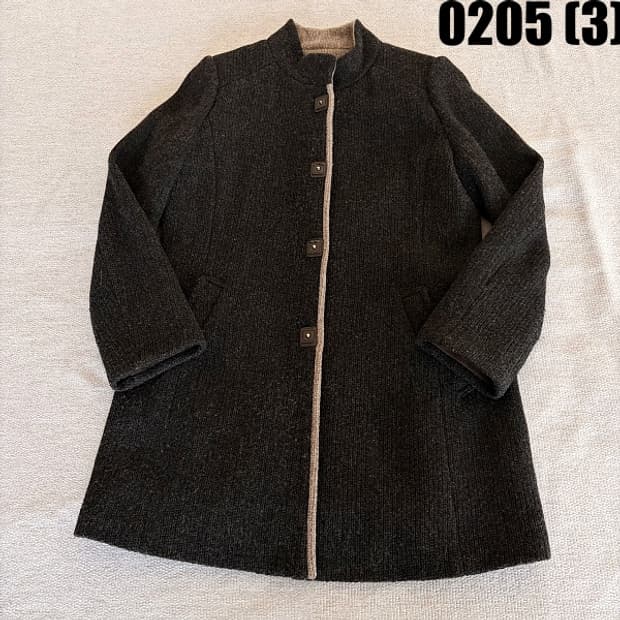 [100] 올리비아로렌 여성 차이나 카라 모직 코트 0205(3)