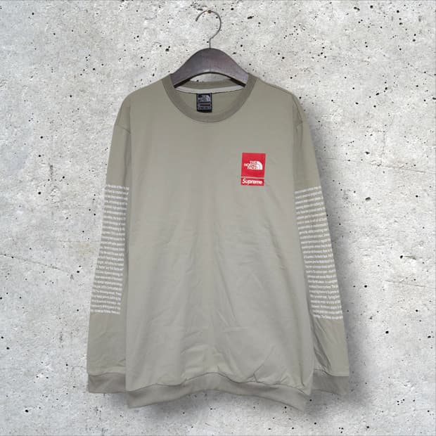 슈프림 X 노스페이스 크루넥 (105/XL)