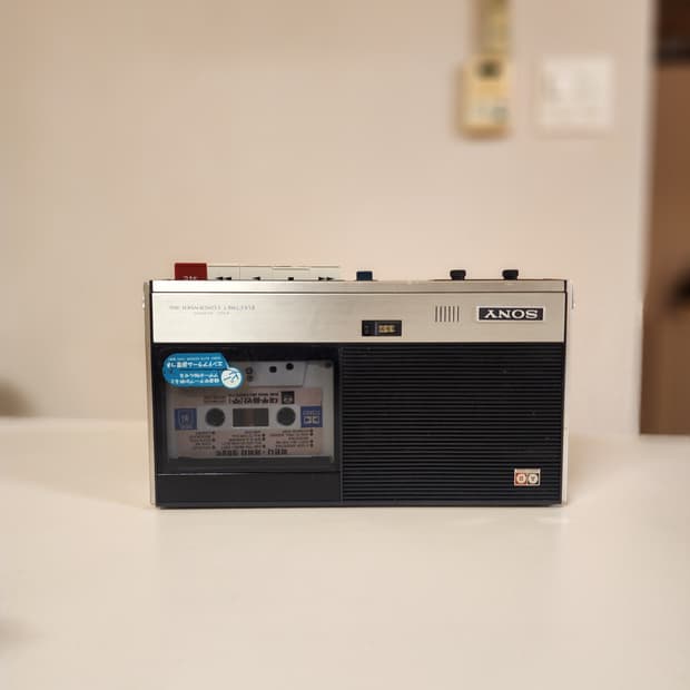 예쁜 소니 빈티지 카세트 플레이어 TC-1150