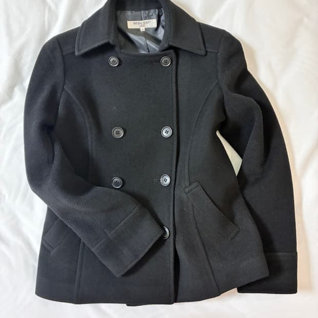 빈티지 더블버튼 숏코트