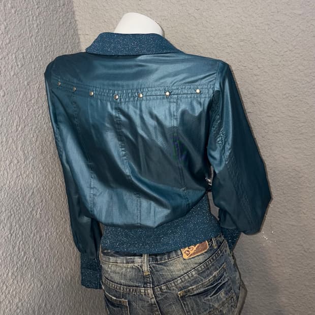 글리터 스터드 자켓