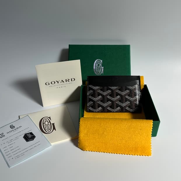 [새상품] 고야드 생쉴피스 카드지갑 블랙 풀구성