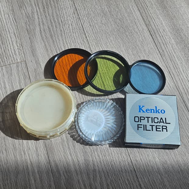 제니트 컬러 필터 2종 62mm+ 겐코 C4옵티컬 52mm 필터