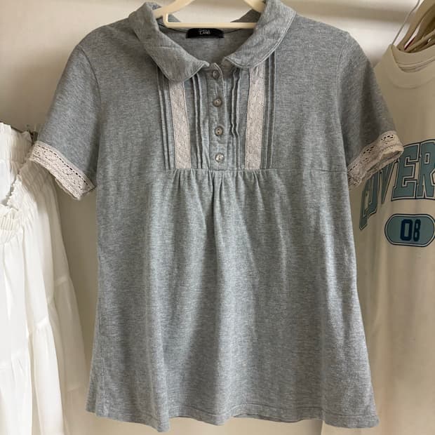 빈티지 레이스 티셔츠 