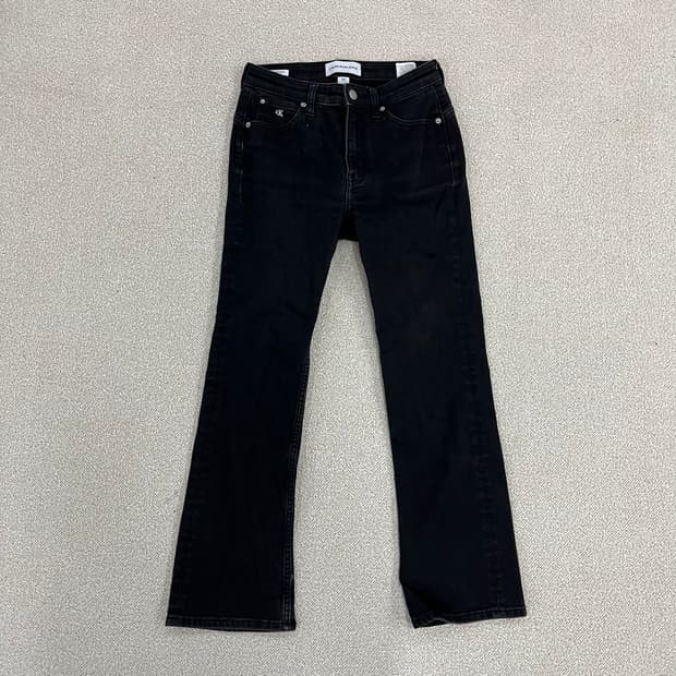 25 캘빈클라인 블랙 데님 팬츠 바지 0219M