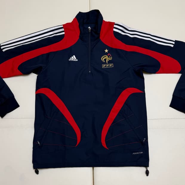 아디다스 프랑스 TRG Top 하프집업 S 