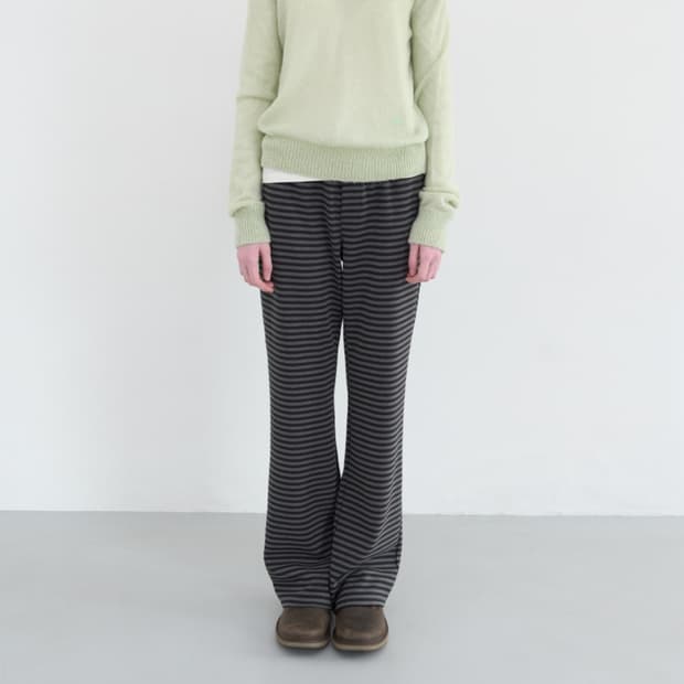 엔조블루스 마일드 스트라이프 밴딩 팬츠